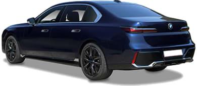 BMW 7er Limousine Leasing - rear angle - DirectLease